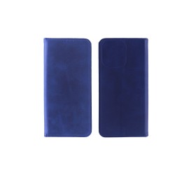 Capa Flip de Couro com Bolso Interno para Xiaomi Redmi 12 4G Azul Capa Flip de Couro com Bolso Interno para Xiaomi Redmi 12 4G Azul